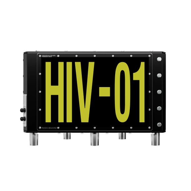 LED Triangle Vehicle ID Sign - CUSTOMISABLE
