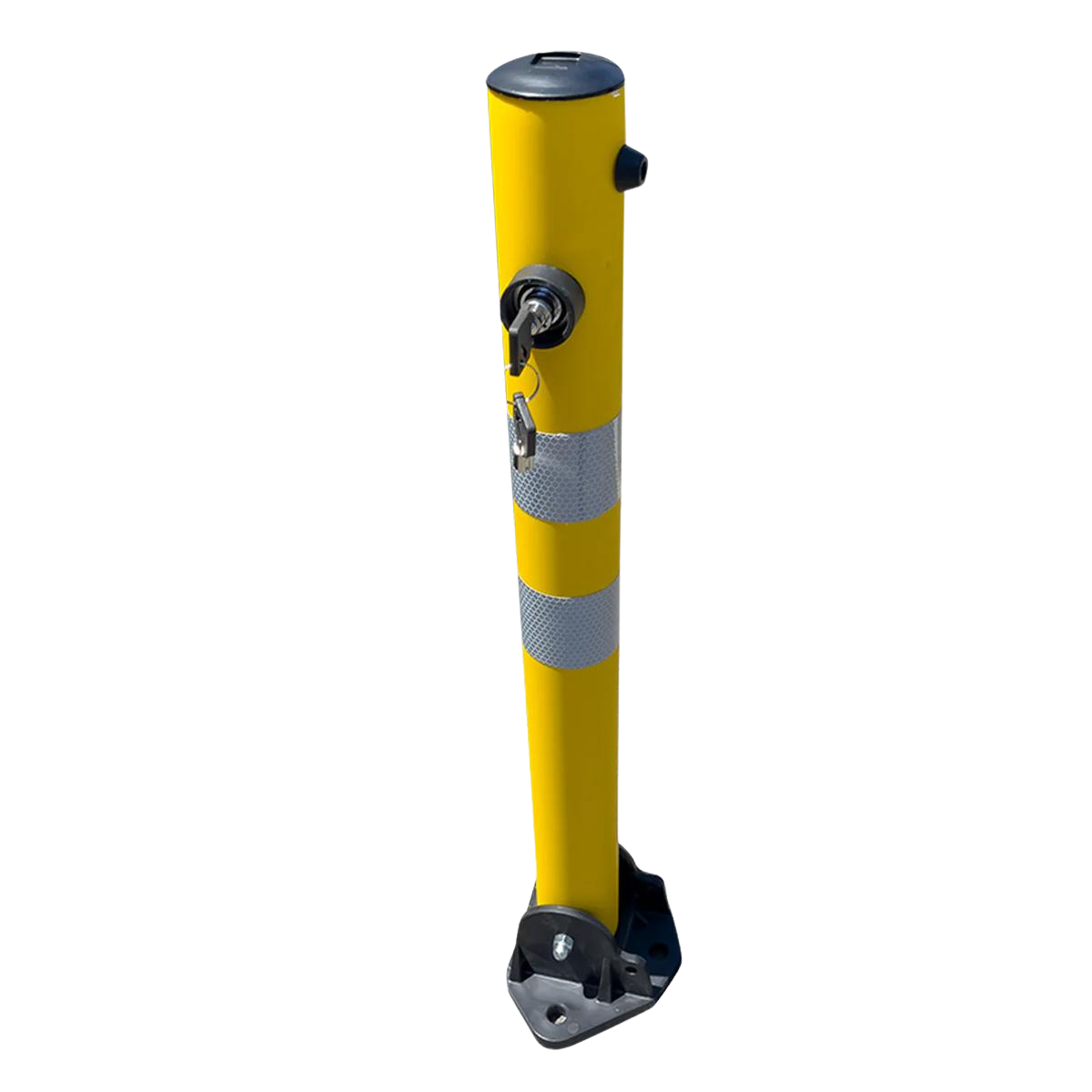 Foldable Car Park Bollard - Yellow