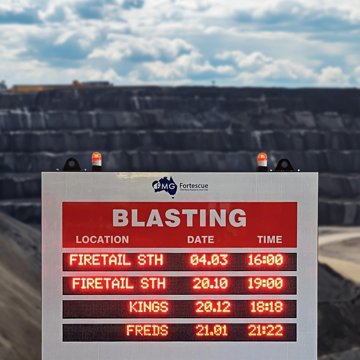 LED Notification Board - 4 Line