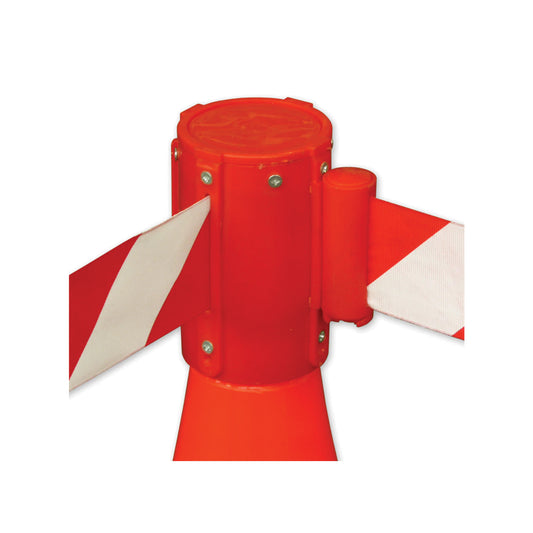 Retractable Barricade To Fit Over Traffic Cone