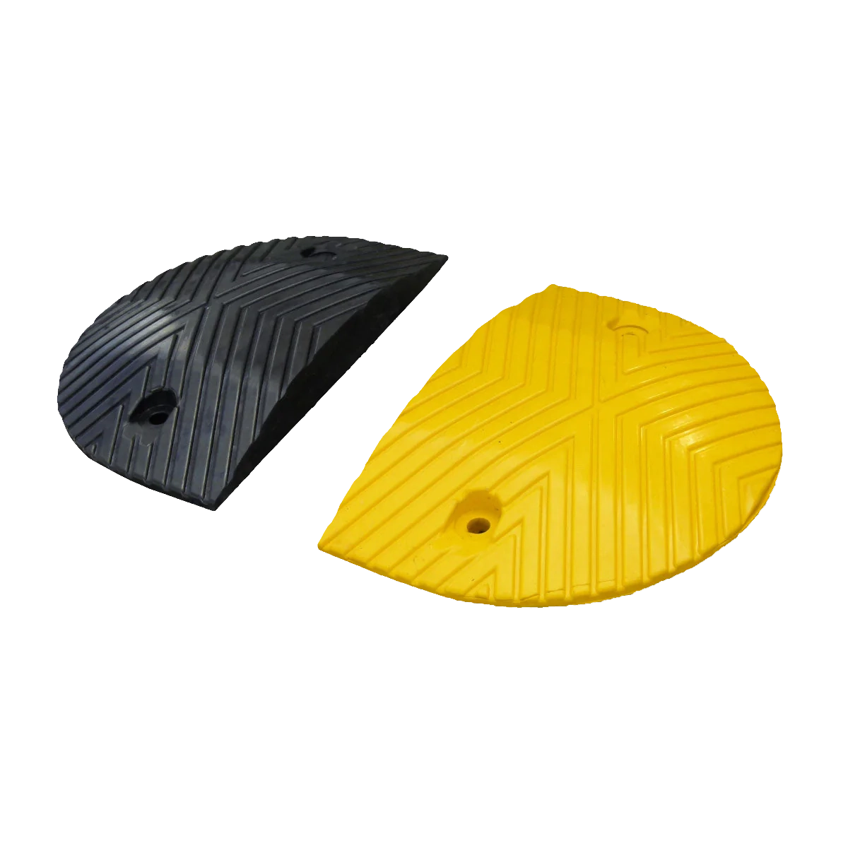 Type 1 Rubber Speed Hump End Caps