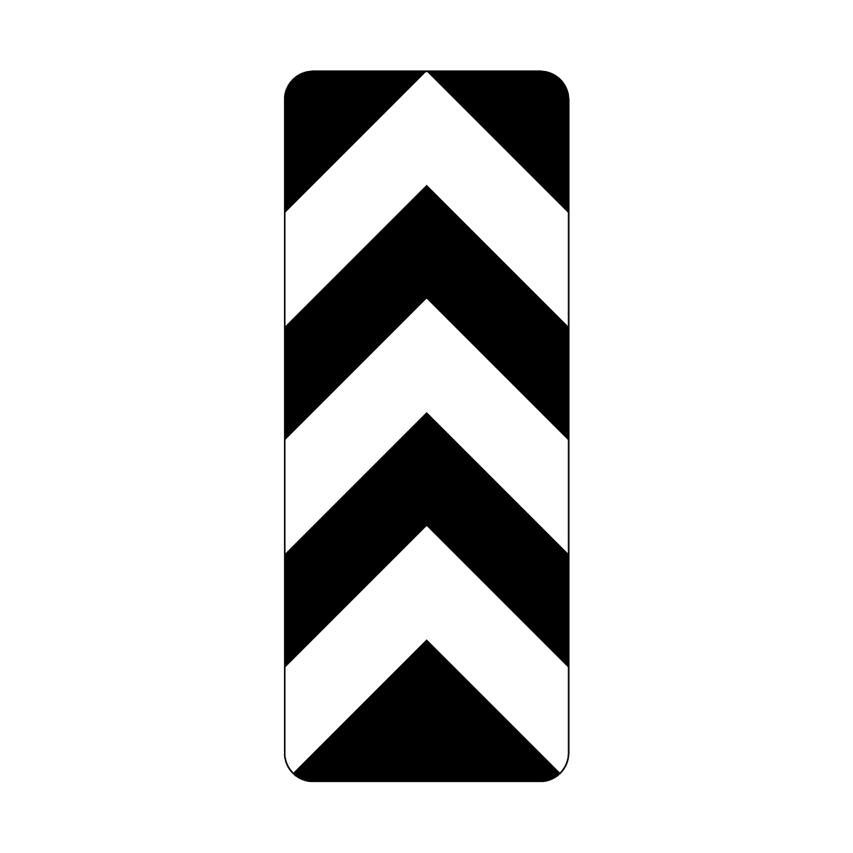 Bidirectional Chevron Marker
