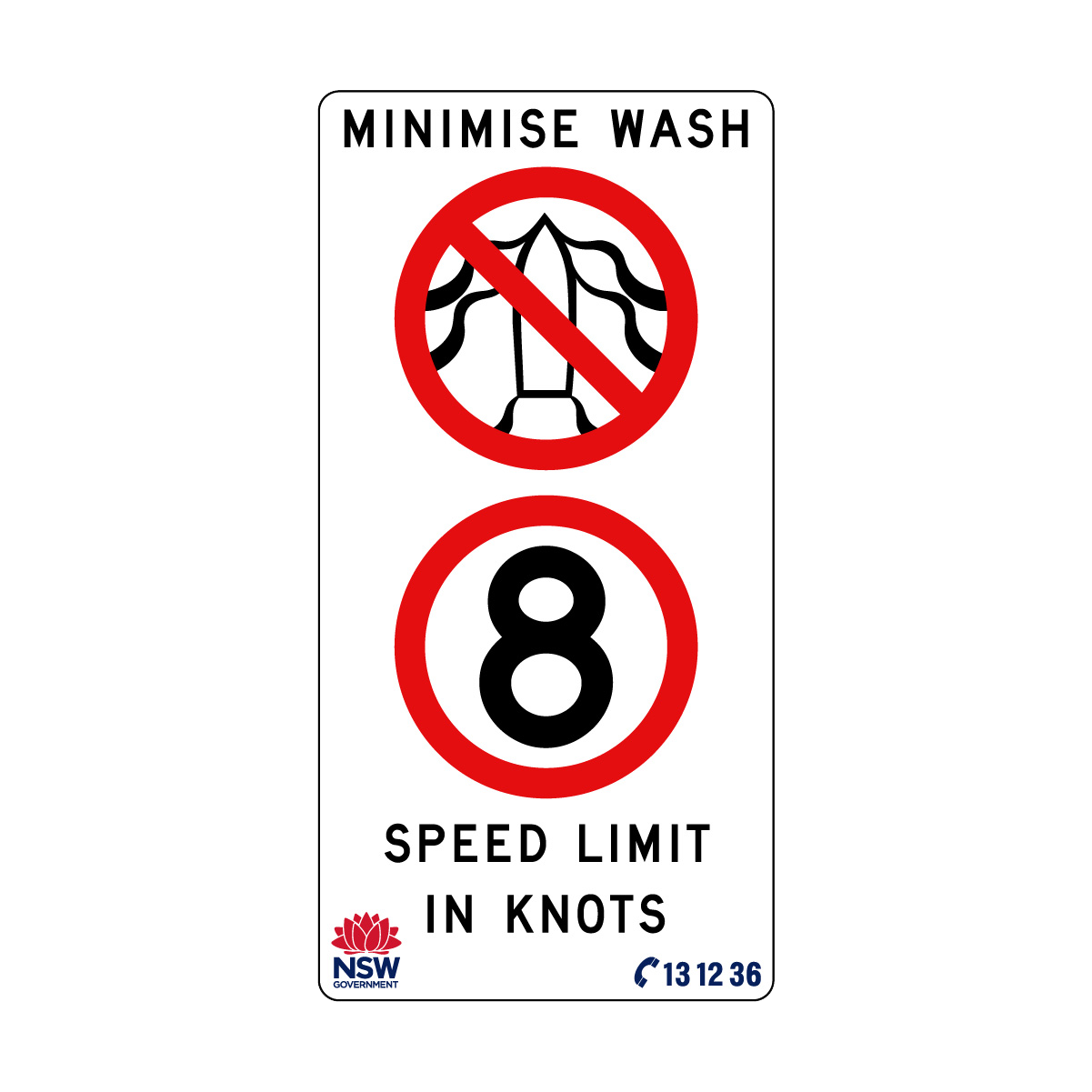 Minimise Wash Speed Limit In Knots