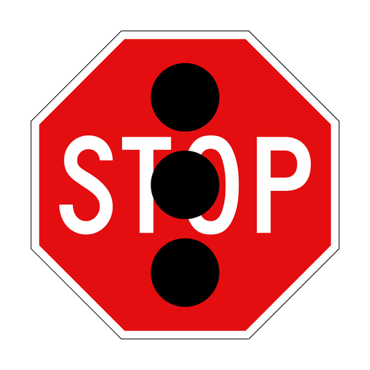 Traffic Signal Stop Sign