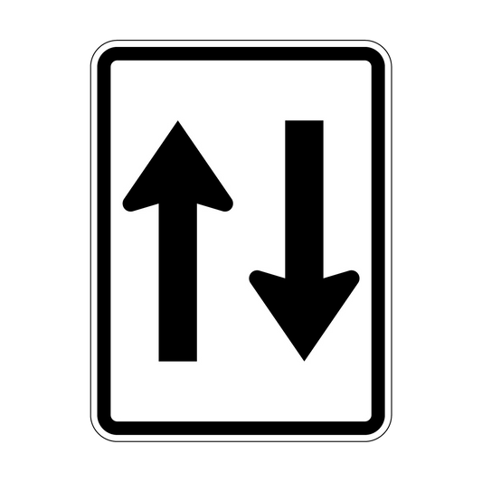 Two Way Arrow Sign