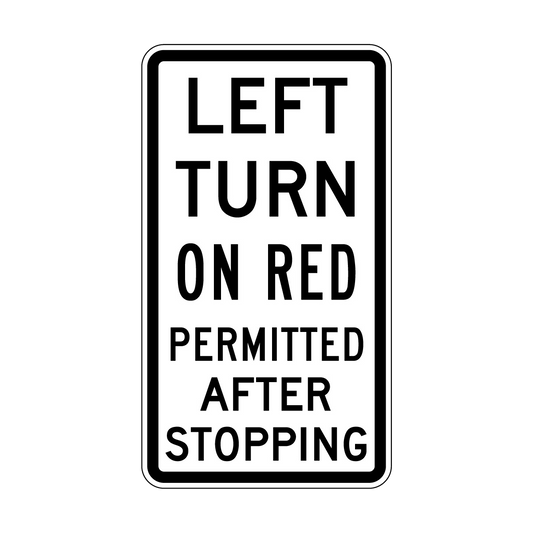 Left Turn Permitted After Stopping Sign