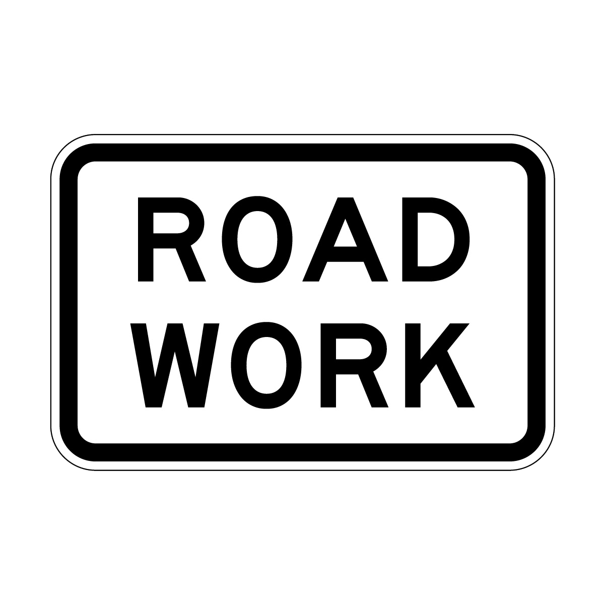 Road Work Sign