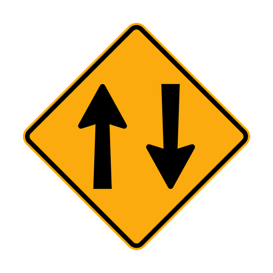 Warning: Two Way Road Sign