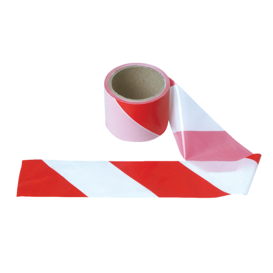 Red & White Striped Barrier Tape