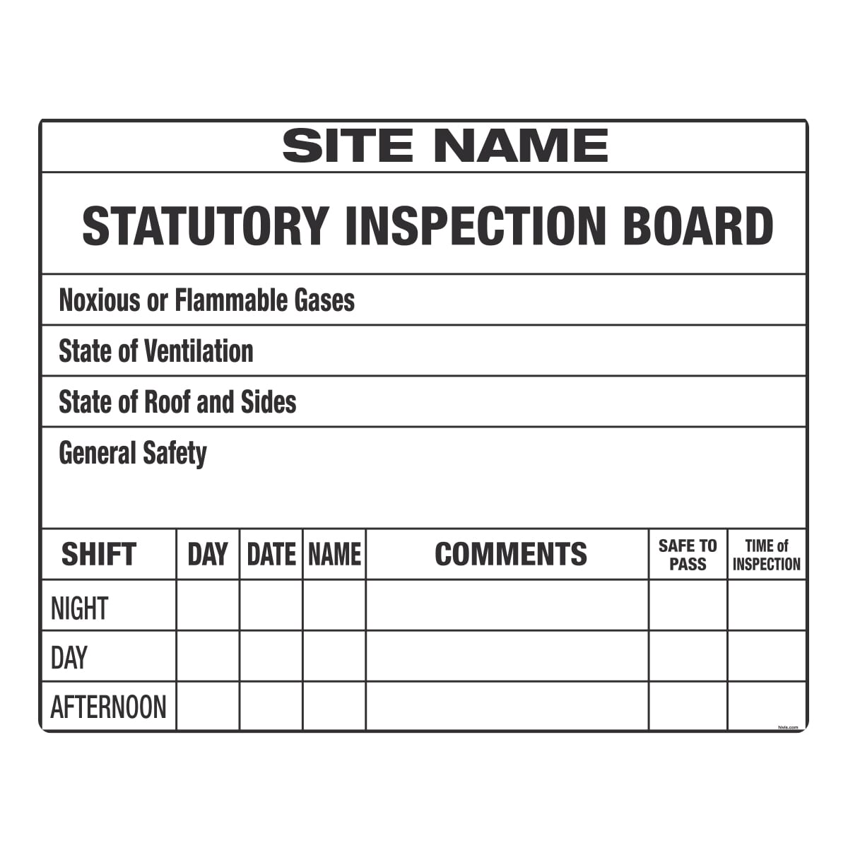 Statutory Inspection Board - Mining