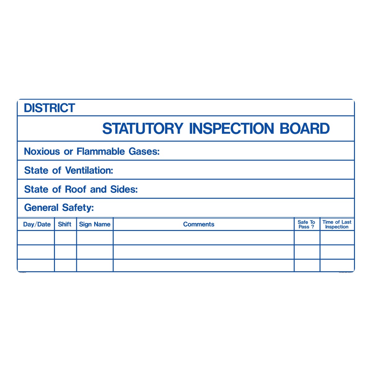 Statutory Inspection Board - Mining