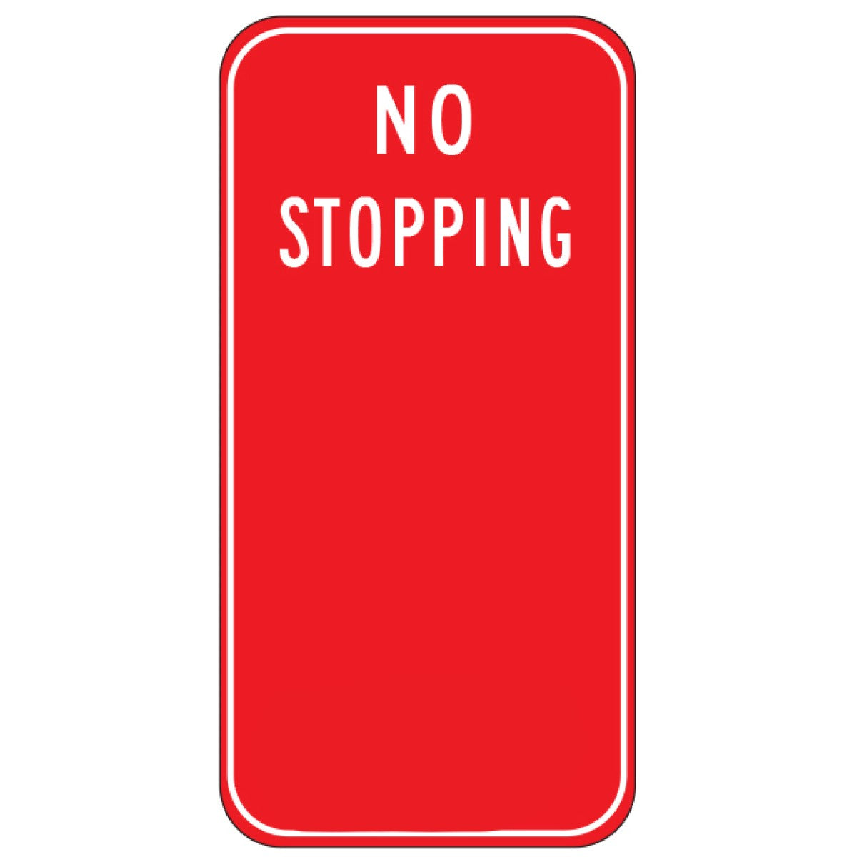 No Stopping Sign