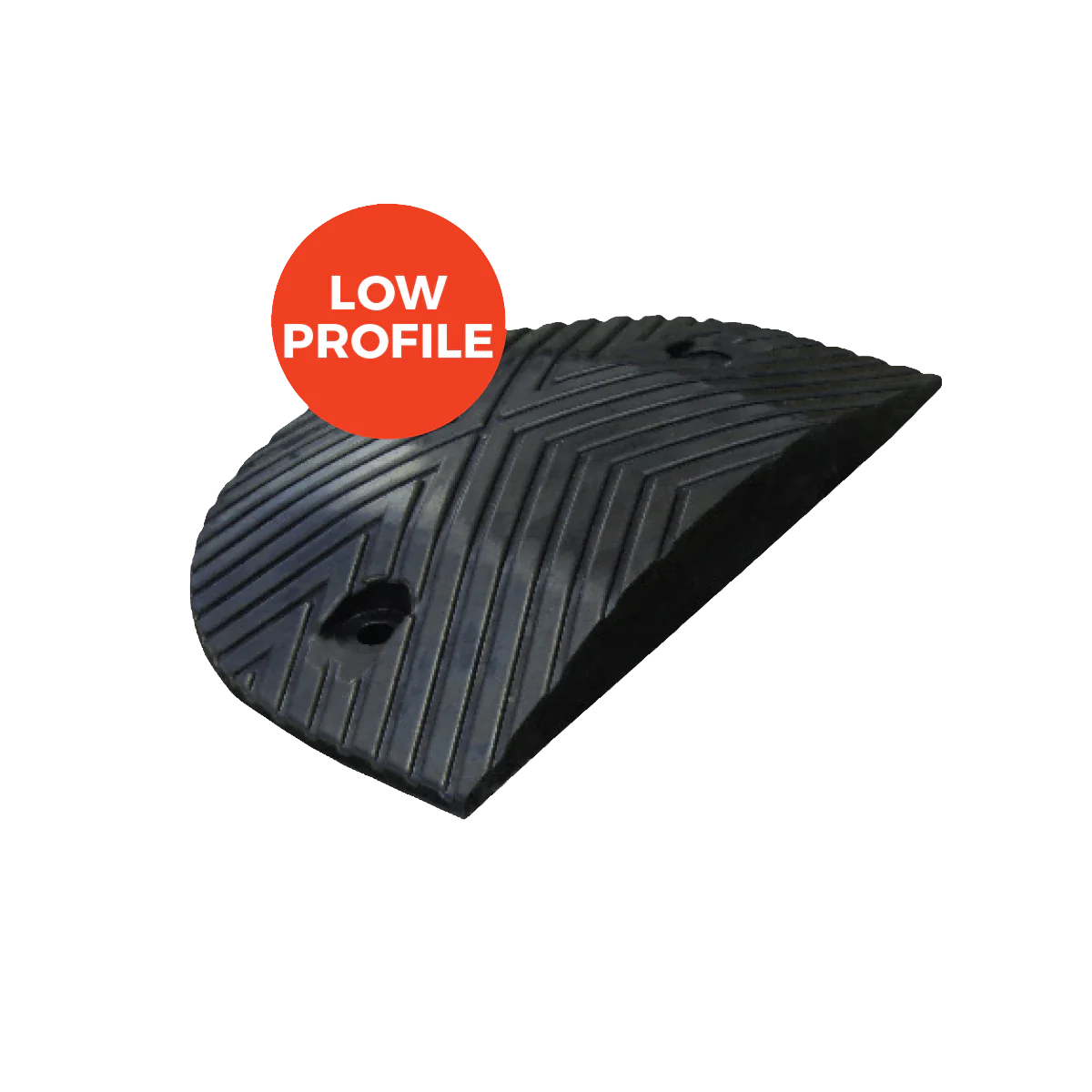 Type 1 Rubber Speed Hump End Caps