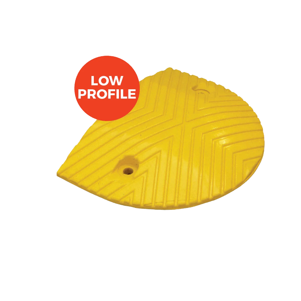 Type 1 Rubber Speed Hump End Caps
