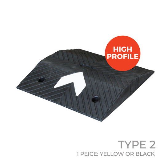 Type 2 Rubber Speed Hump Sections