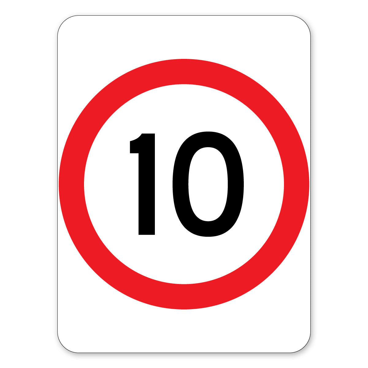 Speed Limit Sign