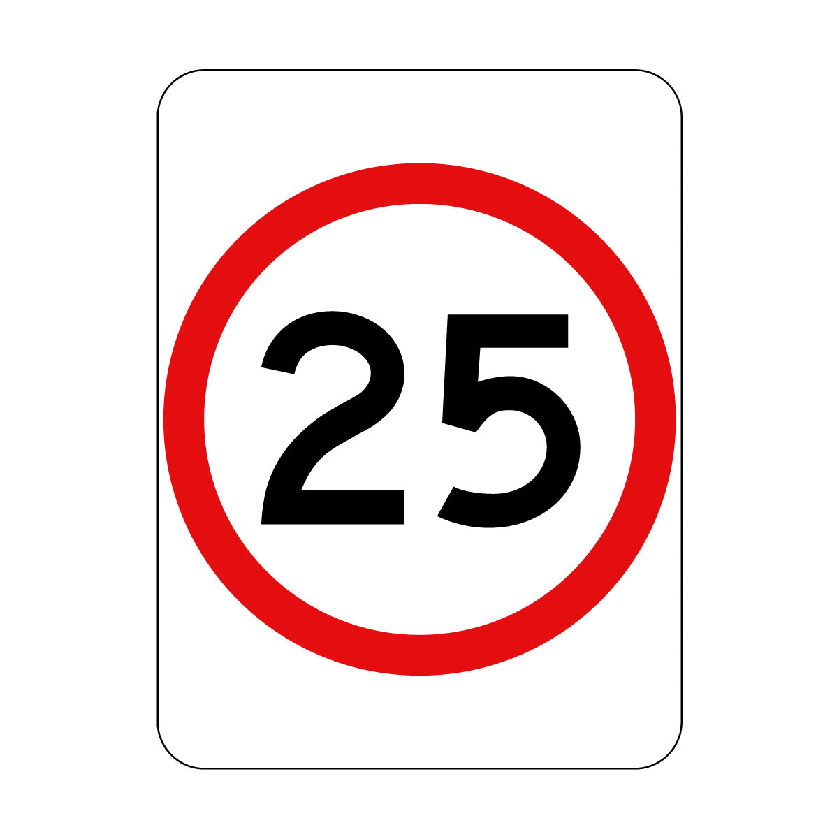 Speed Limit Sign