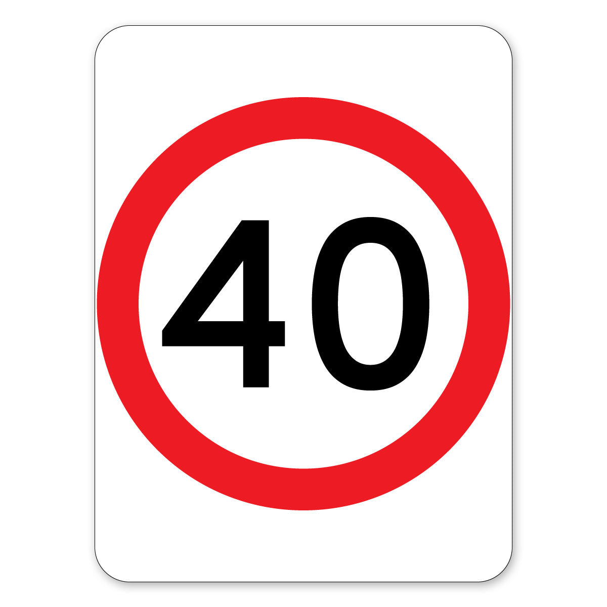 Speed Limit Sign