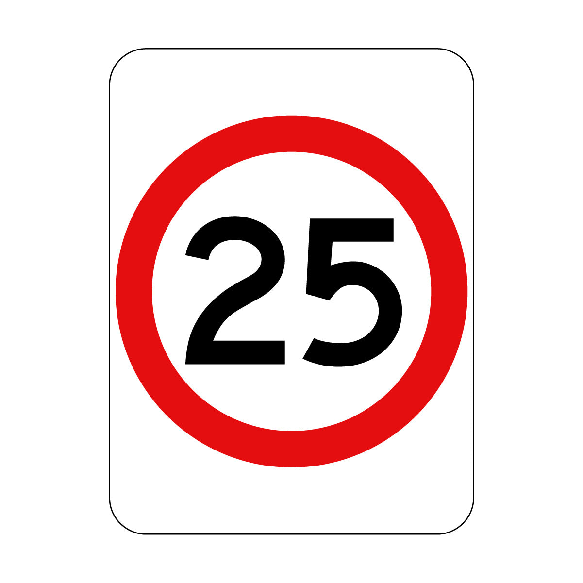 Speed Limit Sign