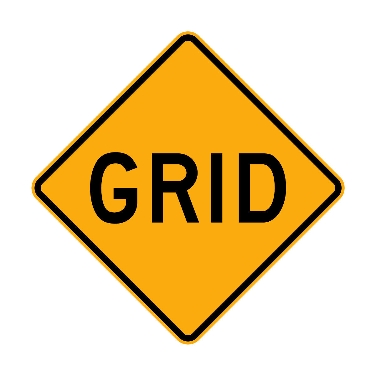 Warning: Grid Sign