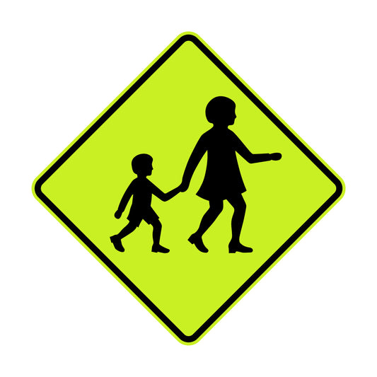 Warning: Children Crossing Sign