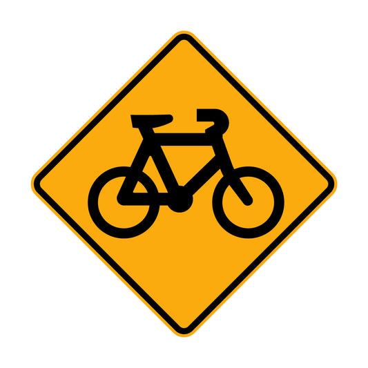 Warning: Cyclists Sign