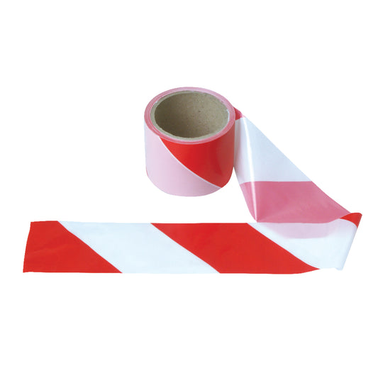 Red & White Striped Barrier Tape