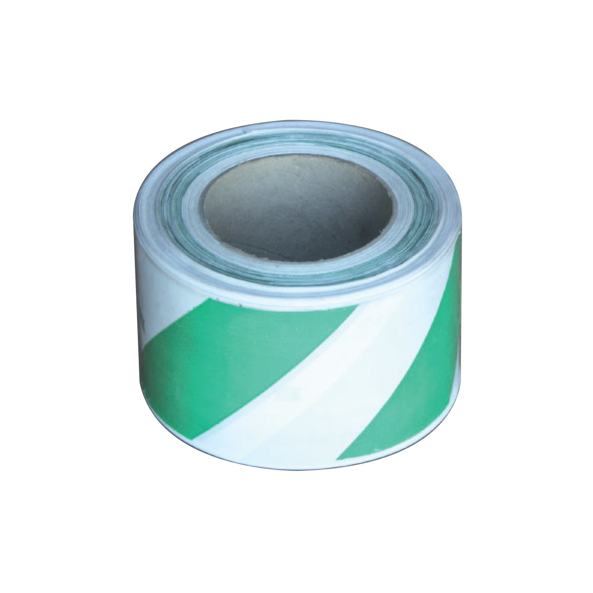 Green & White Striped Barrier Tape