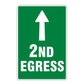 2nd Egress Signs