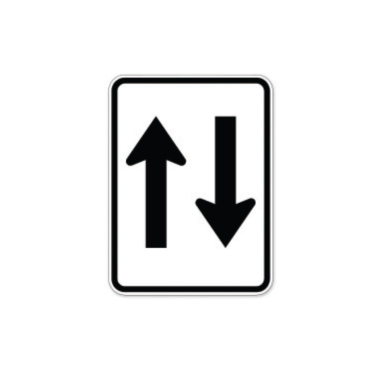 Two Way Arrow Sign