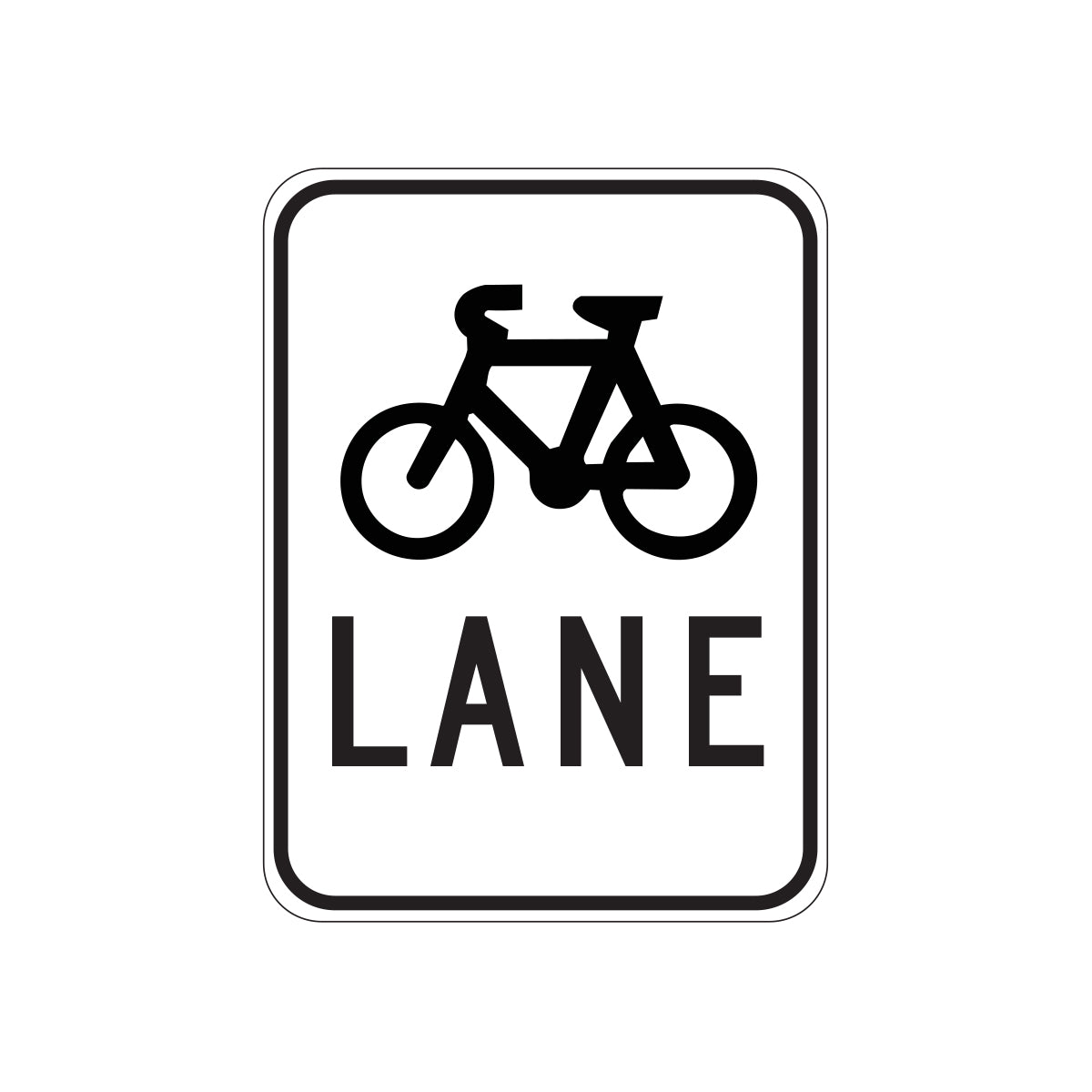 Bicycle Lane Sign