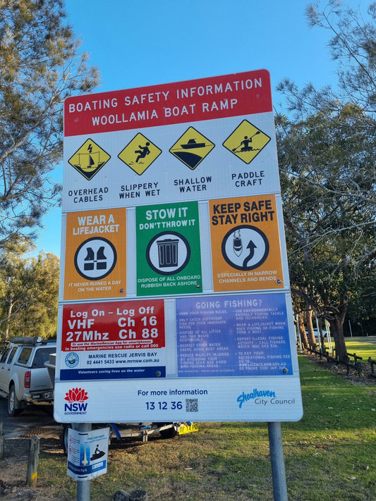 Reflective Decals at NSW Boat Ramps