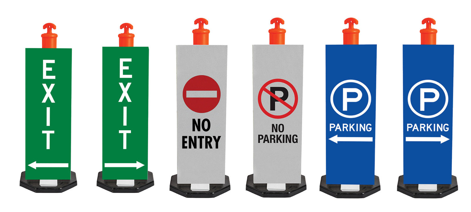 Corflute Bollard Signs