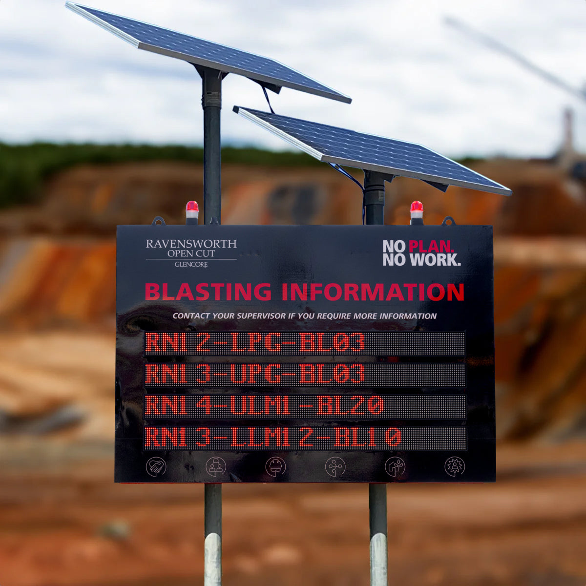 LED Notification Board - 4 Line