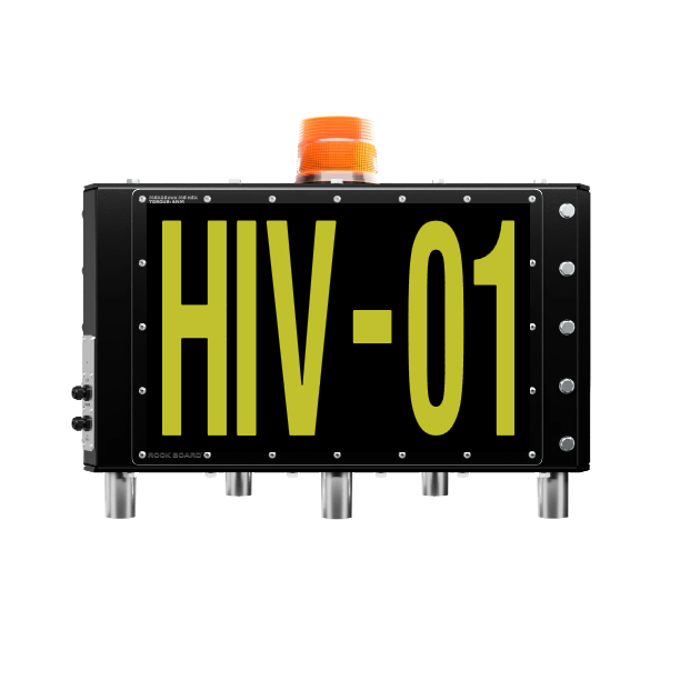 LED Triangle Vehicle ID Sign - CUSTOMISABLE