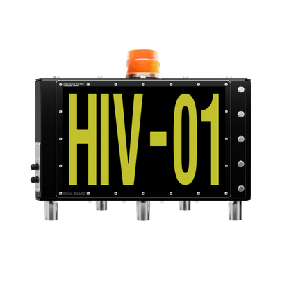 LED Triangle Vehicle ID Sign - CUSTOMISABLE