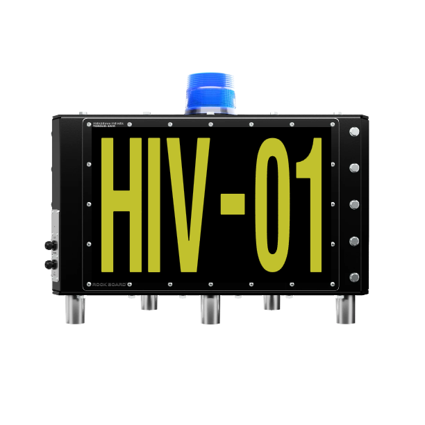 LED Triangle Vehicle ID Sign - CUSTOMISABLE