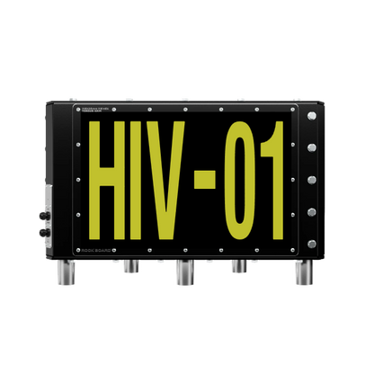 LED Triangle Vehicle ID Sign - CUSTOMISABLE