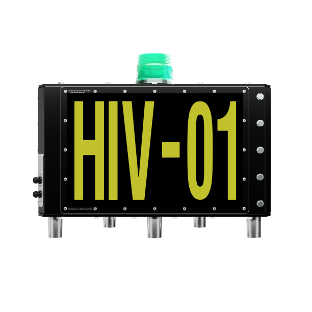 LED Triangle Vehicle ID Sign - CUSTOMISABLE