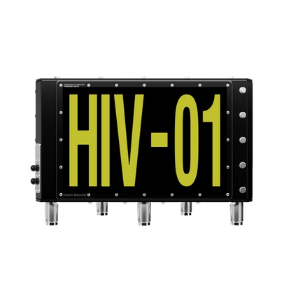 LED Triangle Vehicle ID Sign - CUSTOMISABLE