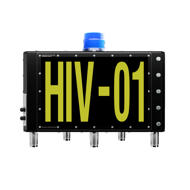 LED Triangle Vehicle ID Sign - CUSTOMISABLE