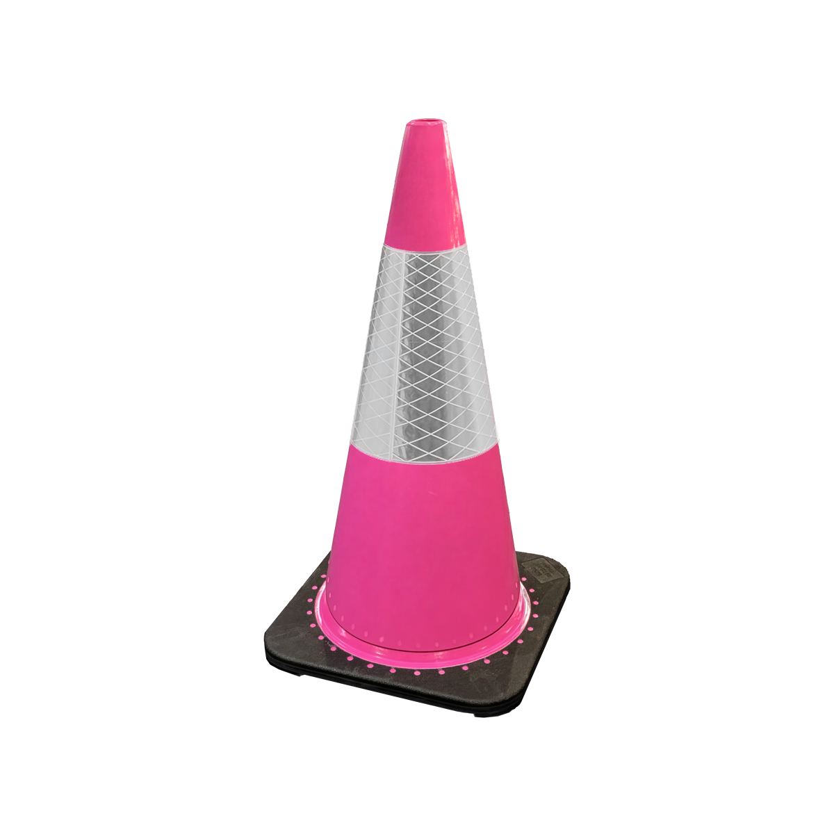 Traffic Cones 700mm Black Base