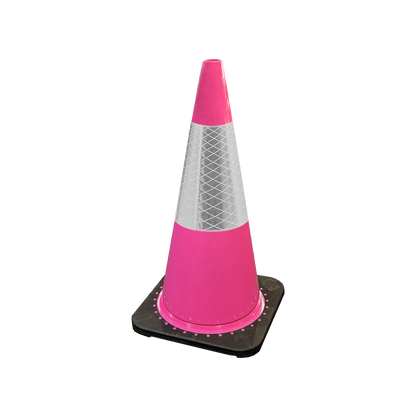 Traffic Cones 700mm Black Base