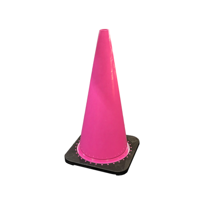 Traffic Cones 700mm Black Base