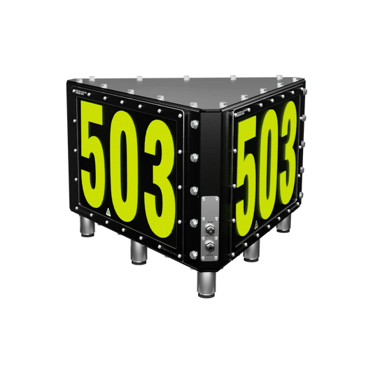 LED Triangle Vehicle ID Sign - CUSTOMISABLE
