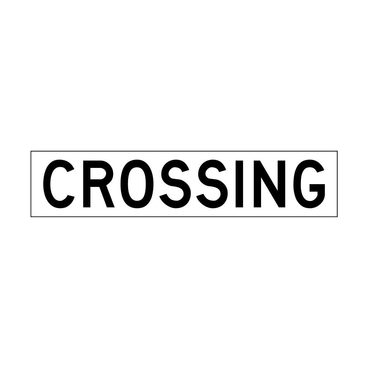 Crossing Sign Assembly, Rx-9r - 002003845