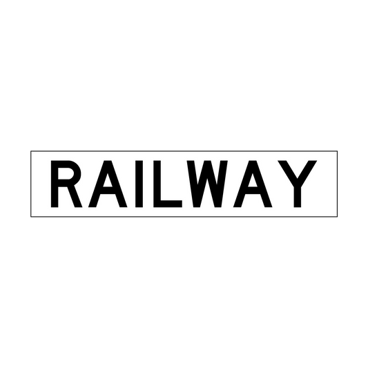 Railway Sign Assembly, Rx-9l - 002003844