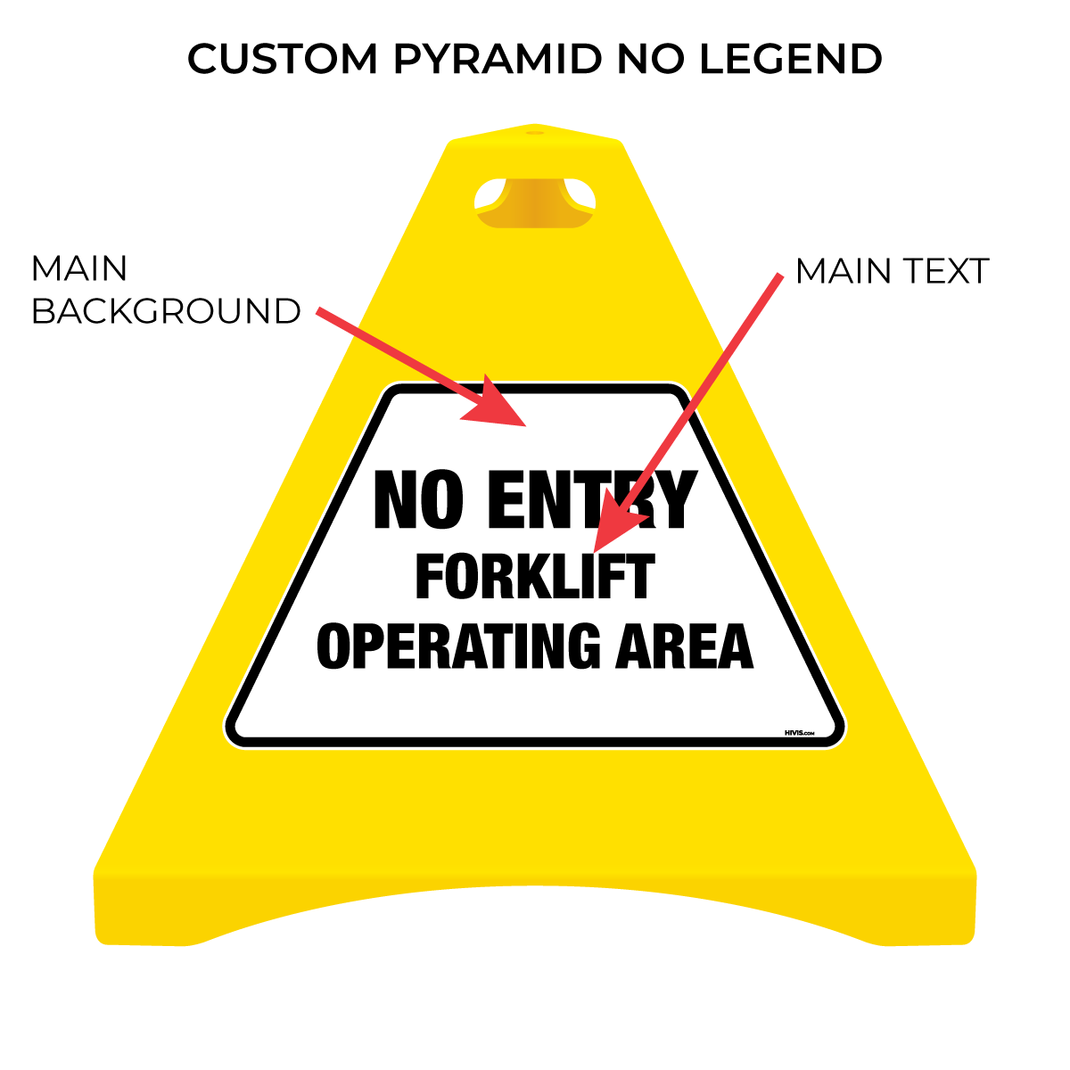 Pyramid With Custom Wording