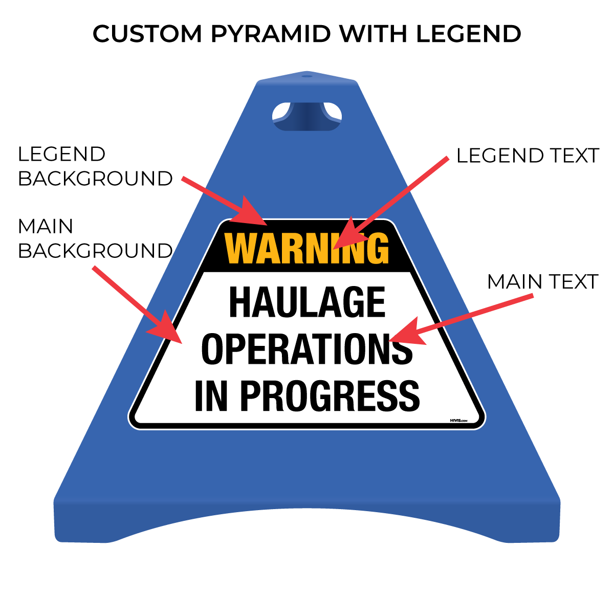 Pyramid With Custom Wording