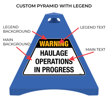 Pyramid With Custom Wording